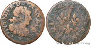 R9721 Double Tournois Louis XIII 1640 Pont de l'arche 5 points -> Make Offer