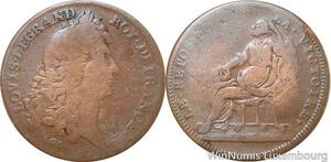 R9739 Token Germany Louis XIV Paix Ratisbonne Léopold I 1684 -> Make Offer