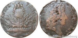 R9740 Jeton Louis XIV Prise Citadelle Montmedy Ardennes 1657 -> Make Offer