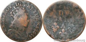 R9743 Liard de France Louis XIV Buste Juvénile 1655 A Corbeil -> Make Offer