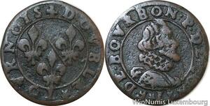 R9774 Principauté Château-Regnault Double Tournois François de Bourbon 1605 1614