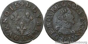 R9775 Principauté Château-Regnault Double Tournois François de Bourbon 1605 1614