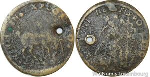 R9790 Token Germany Nuremberg Hans Krauwinkel Soldat Licorne circa 1450 -> Offer