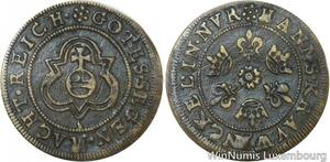 R9791 Token Germany Jeton de Compte Hans Krauwinkel Reich Gotes circa 1500
