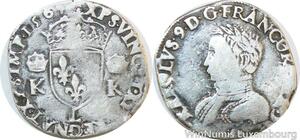 R9795 Rare Teston Charles IX 4e type 1564 L Bayonne Argent -> Make offer