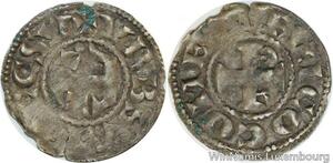 R9803 Duché Anjou Denier Foulques IV et V 1060 1109 1129 Argent -> Make Offer
