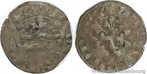 R9804 Rare Double parisis Charles IV Le Bel 1326 Fils de Philippe -> Faire Offre