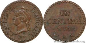 R9815 Un Centime Dupré 1851 A Paris -> Make Offer