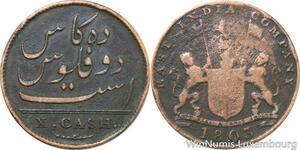 R9827 British India Madras Presidency 10 Cash 1803 -> Make Offer