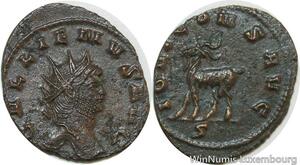 R9874 Roman Empire Antoninien Gallien 267 268 Roma Chevre Goat S -> Make Offer