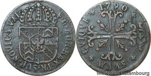 R9910 Switzerland Neuchatel 1/2 Batzen Friedrich Wilhelm II 1790 -> Make Offer