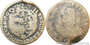 R9923 Belgium Liege Faux Epoque Double Escarlin John Theodore Bavaria 1753