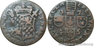 R9926 Belgium Liege 1 Liard Jean Theodore of Bavaria 1745 -> Make Offer