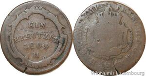 R9952 German States Austria 1 Kreutzer Franz II 1803 H -> Make Offer
