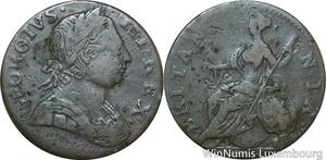 R9969 United Kingdom 1/2 Penny George III 1770 1775 -> Make Offer