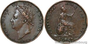 R9975 United Kingdom Farthing George IV 1826 -> Make Offer