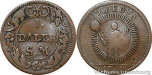 R9981 Sweden 1 Daler Silvermynt Karl XII Apollo 1718 -> Make Offer