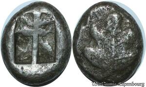 S1 Rare Greek Islands Caria Rhodos Kamiros Stater Maple 500 480 BC Silver >Offer
