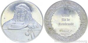 S1269 Médaille Titus fils de Rembrandt 1655 Silver 950/1000 Proof -> Make offer