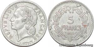 S1686 France 5 Francs Lavrillier 1945 C Castelsarrasin - Make Offer