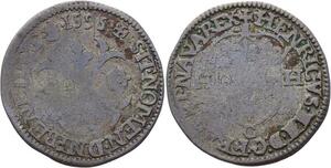 O2806 Douzain Henri IV 1589-1610 2ème type 1595 C Saint-Lô ->M offer