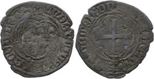 O2813 Rare Double Tournois Louis XII 1462 1515 12th point Lyon - Faire offre