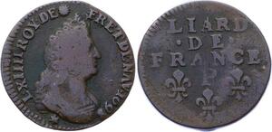 O2827 Liard de France Louis XIV 1698 P Dijon ->Make offer