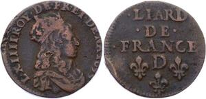O2834 Liard de France Louis XIV 1699 D Lyon ->make offer