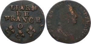 O2837 Rare R2 Liard de France Louis XIV O Rioms ->MAke offer