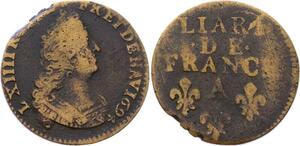 O2844 Liard de France Louis XIV 1694 A Paris ->Make offer