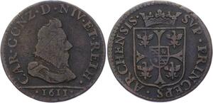 O2847 Rare Charleville Liard Charles Ier de Gonzague 3e type 1611 ->Make offer