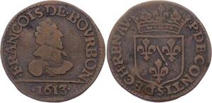 O2851 Rare R2 Chateau-Regnault Liard François de Bourbon Conti type 2 1613