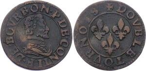 O2866 Château-Regnault Double Tournois François Bourbon 8e type SUP