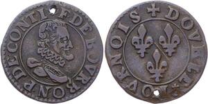 O2876 Rare R3 Chateau Regnault Double Tournois François Bourboni SUP