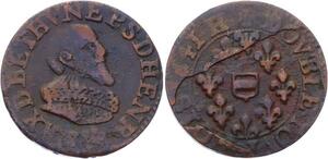 O2891 Berri Double Tournois Maximilien I Bethune 1641 H Henrichemont