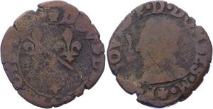 O2894 Dombes Double Tournois Henri de Montpensier 1594 Trévoux ->Make offer