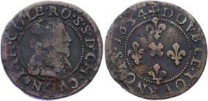 O2913 Cugnon Double Tournois Jean-Théodore de Lowenstein 1634 ->Make offer