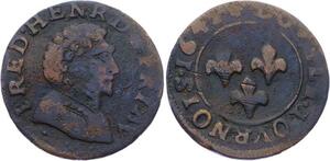 O2923 Rare Double Tournois Frederic Henri de Nassau 1642 ->Make offer