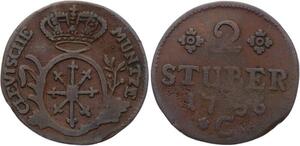 O2941 German States Brandenburg-Preußen 2 Stüber Friedrich II 1756 ->Make offer