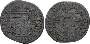 O3054 Scarce Germany Jever 1 Stuber 10 Witten Anton Gunther 1660 KM# 55 XF