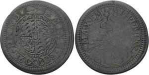O3085 Germany Bavaria 15 Kreuzer Maximilian II Emanuel 1698 ->Make offer