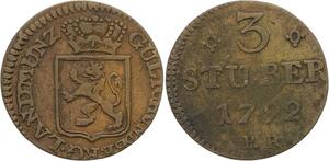 O3144 German States Julich Berg 3 Stüber Carl Theodor 1792 PR ->Make offer