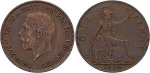 O3204 Great Britain 1 Penny George V 1928 ->Make offer