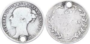 O3232 Great Britain 3 Pence Victoria 1874 Silver ->Make offer