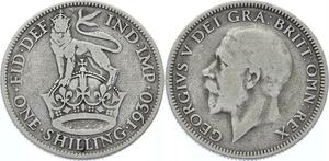 O3237 Great Britain 1 Shilling George V 1930 Silver ->Make offer