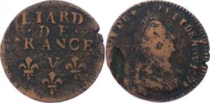 O3267 Rare !! R4 !!! Liard Louis XIV 1693 V Troyes -> Make offer