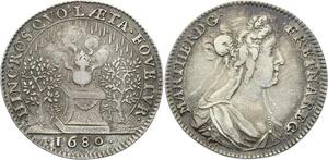 O3274 Rare Jeton Marie Therese D'Autriche 1680 Fovetvr Argent ->Make offer