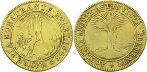 O3332 Jeton Anne Autriche 1645 grand palmier Aigle ->Make offer