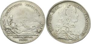 O3401 Jeton Louis XV Trésor Royal Fleuve Urne 1724 Argent ->M offre