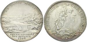 O3426 Jeton Louis XV Extraordinaire Guerres Chute Eau 1743 Argent ->M offre
